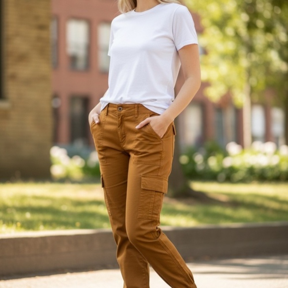 Chocolate Brand Brown Cargo Joggers